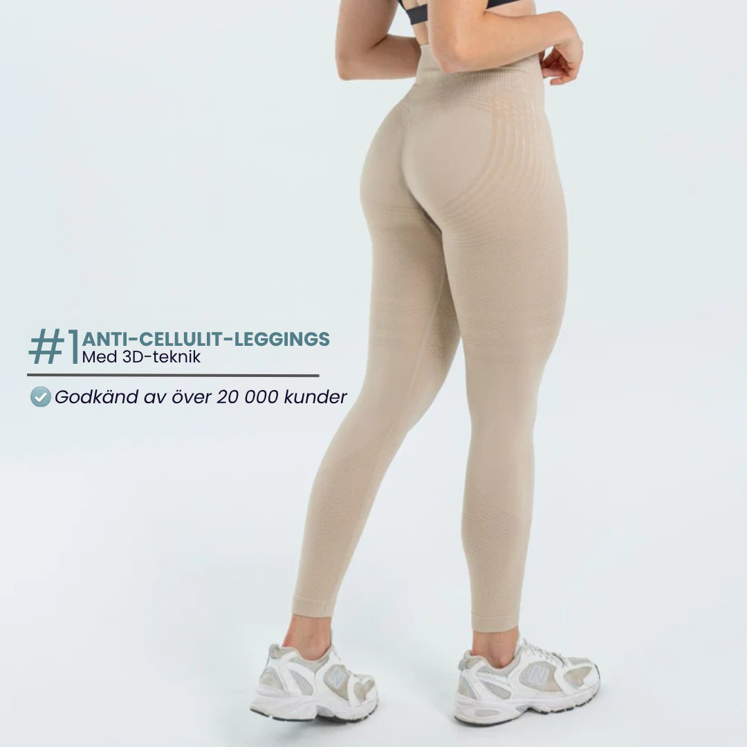 3D-lymfo anti-cellulit leggings
