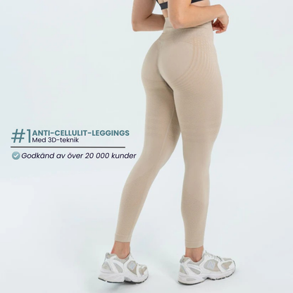 3D-lymfo anti-cellulit leggings