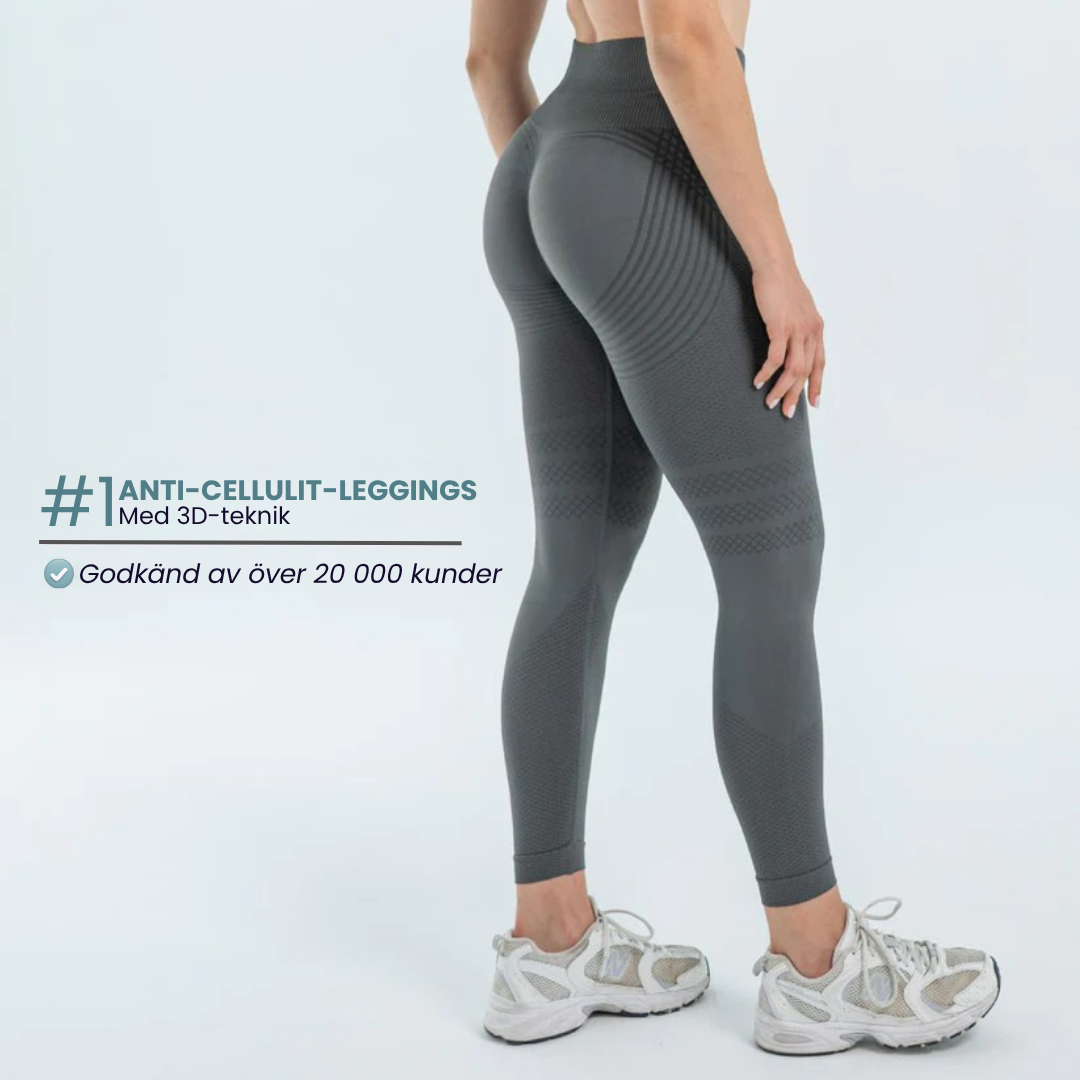 3D-lymfo anti-cellulit leggings