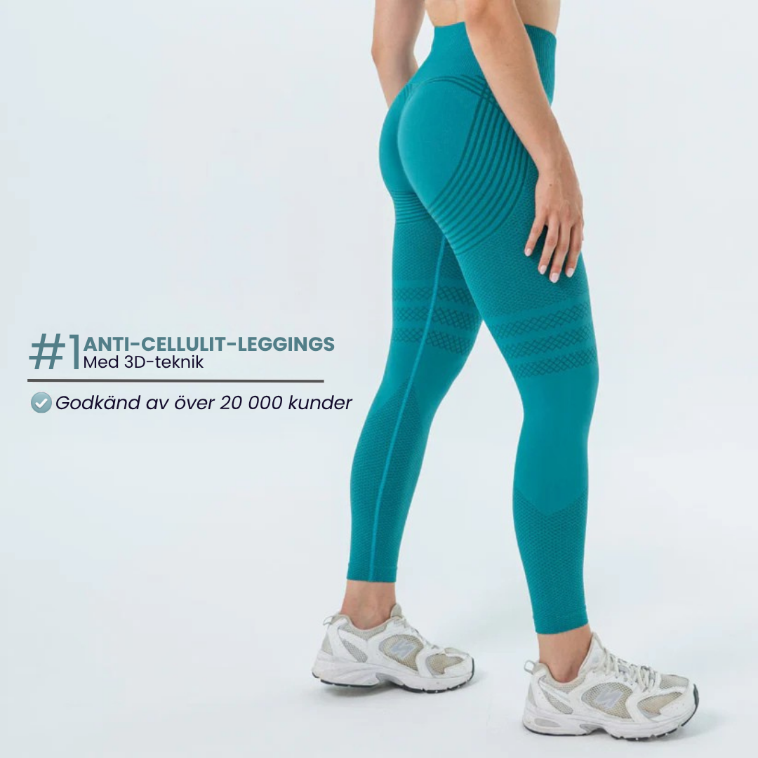 3D-lymfo anti-cellulit leggings