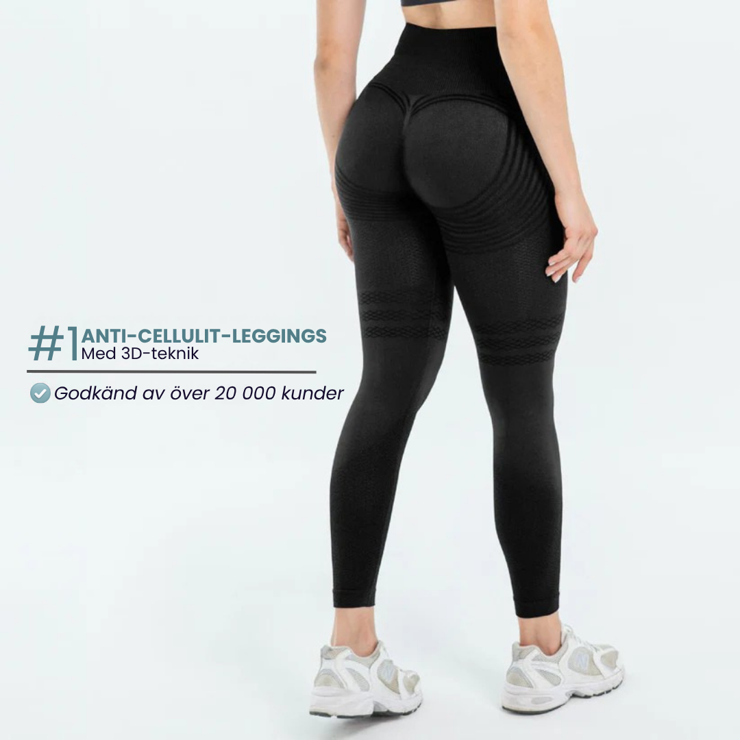 3D-lymfo anti-cellulit leggings