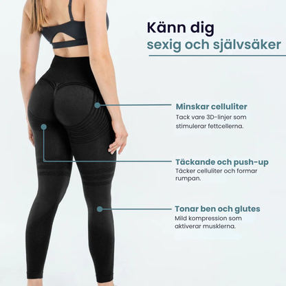 3D-lymfo anti-cellulit leggings