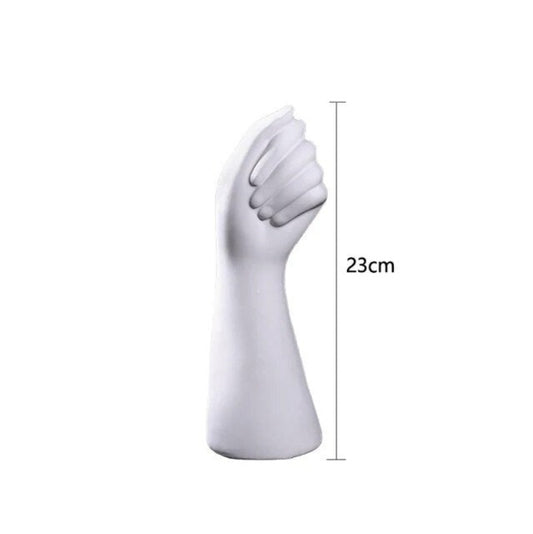 HandNBloom - Keramisk vas med handblomma